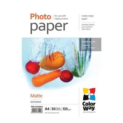 COLORWAY FOTOPAPIR CW MATT 135G/M2,50DB,A4 (PM135050A4)