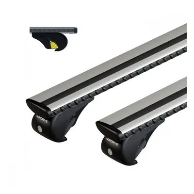 NORDRIVE SILENZIO RAIL, COMPLETE SET ALUMINIUM ROOF BARS - L - EVOS RA