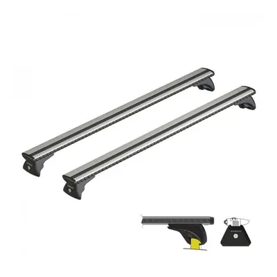 NORDRIVE SILENZIO IN-RAIL, COMPLETE SET ALUMINIUM ROOF BARS - M - EVOS IA