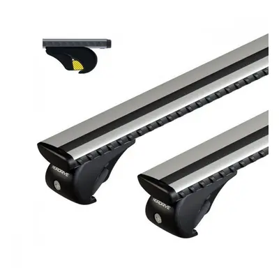 NORDRIVE SILENZIO RAIL, COMPLETE SET ALUMINIUM ROOF BARS - M - EVOS RA