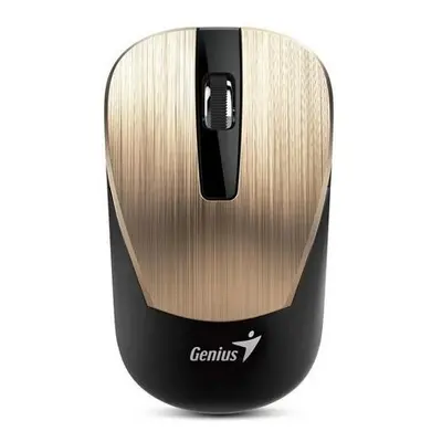 GENIUS NX-7015, 1600 DPI, 2,4 GHZ, OPTIKAI, 3 GOMB, VEZETEK NELKULI, USB, ARANY, AA