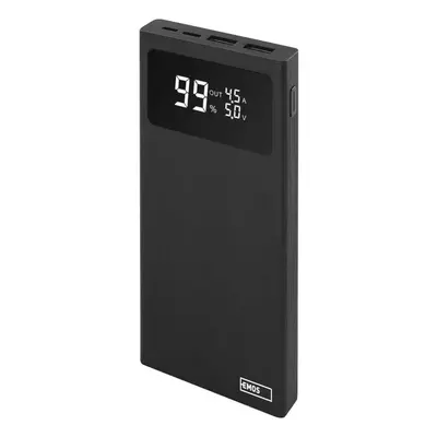 EMOS B0531B BETAQ 10 POWER BANK, 10 000 MAH, 22,5 W, FEKETE