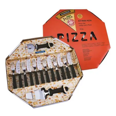 TRAMONTINA PIZZA EVOESZKOZ KESZLET, 14DB, FEKETE, 25099/022