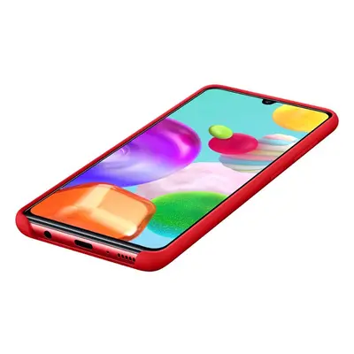 SAMSUNG EF-PA415TR GALAXY A41 SZILIKON TOK, PIROS