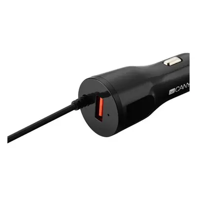 CANYON CNE-CCA033B, UNIVERZALIS AUTOS TOLTO, 1X USB, BEMENET 5V/2,4A,