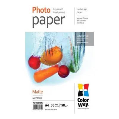 COLORWAY FOTOPAPIR CW MATT 190G/M2,50DB,A4 (PM190050A4)