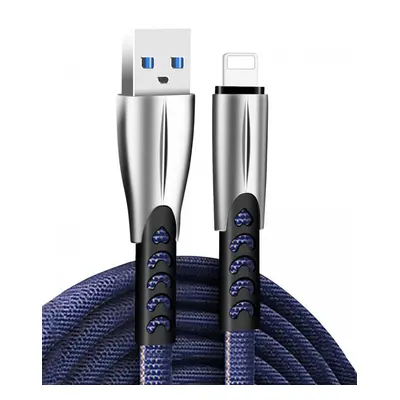 COLORWAY USB KABEL APPLE LIGHTNING (ZINK ALLOY) 2,4A 1M, KEK (CW-CBUL010-BL)