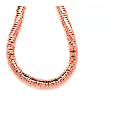 Hematit korong szin rose gold 8x2mm