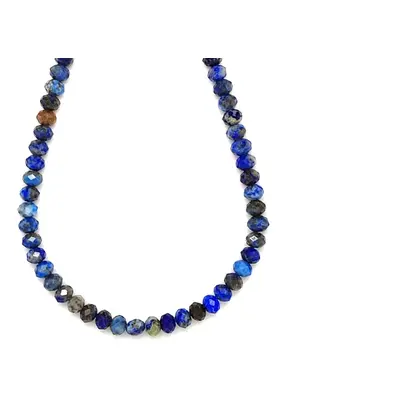 Lapis lazuli fazettált lencse 5x4mm