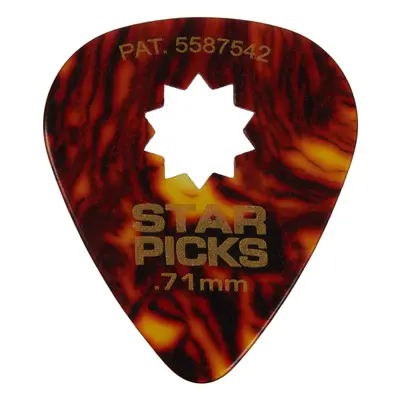 Star Picks Tortoise Shell Medium 0.71 mm