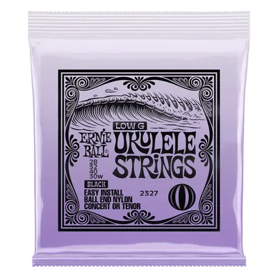 Ernie Ball Concert & Tenor Ukulele Strings Wound G Black