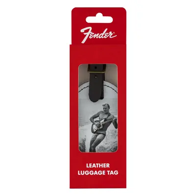 Fender Vintage Ad Luggage Tag, Surfer