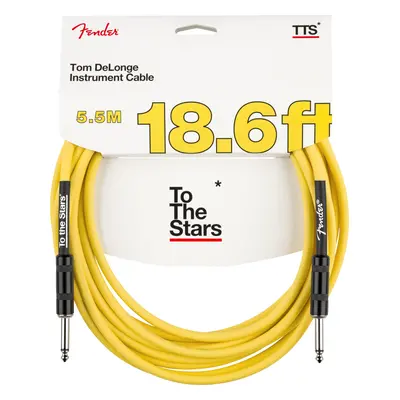 Fender Tom DeLonge 18.6' To The Stars Instrument Cable, Graffiti Yello