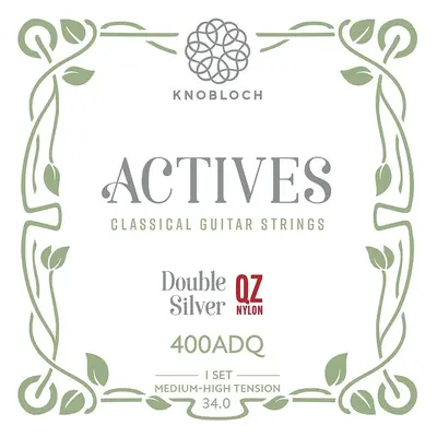 Knobloch ACTIVES Double Silver QZ Nylon Medium-High Tension 34.0