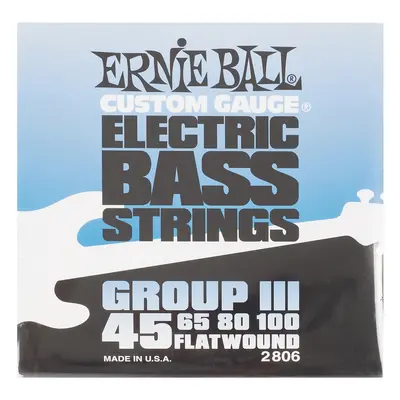 Ernie Ball 2806 Group 3 Flats Flatwound Electric Bass 45-100