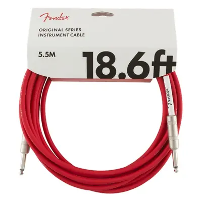 Fender Original Series 18.6' Instrument Cable Fiesta Red