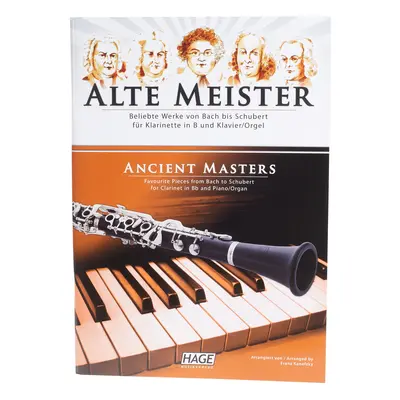 MS Ancient masters for clarinet in Bb and piano/organ