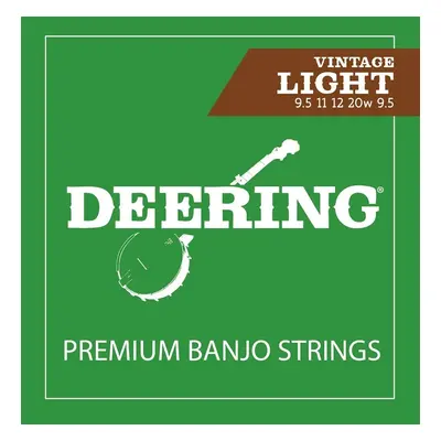 Deering Banjo Strings Vintage Light