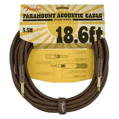 Fender Paramount Acoustic Instrument Cable 18.6'