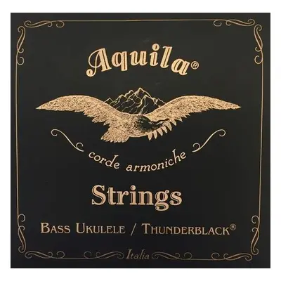 Aquila 140U - Thunderblack, Bass Ukulele, 4-String