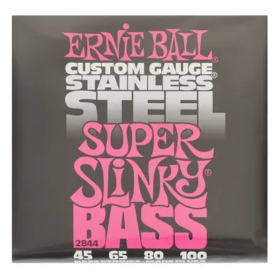 Ernie Ball 2844 Super Slinky Stainless Steel Electric Bass 45-100