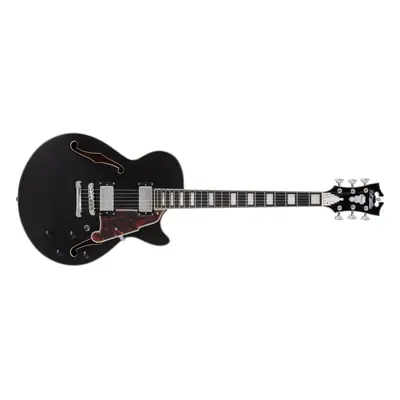 D'Angelico Premier SS Single Cutaway Stop-Bar Tailpie CE Black Flake