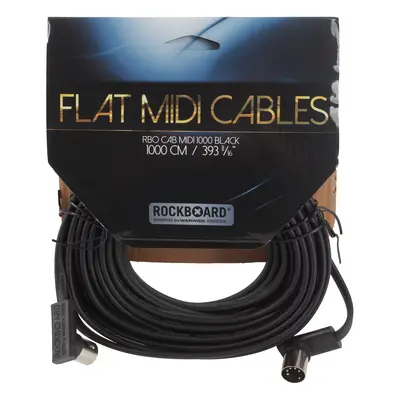 Rockboard Flat MIDI Cable Black 1000 cm