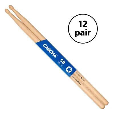 Cascha Drumsticks Pack 5B Maple