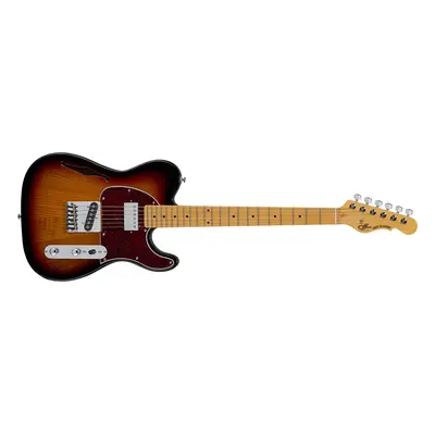 G&L Tribute ASAT Classic Bluesboy Semi-Hollow 3-Tone Sunburst RW