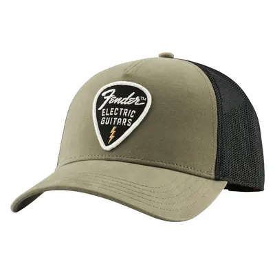 Fender Snap Back Pick Patch Hat, Olive