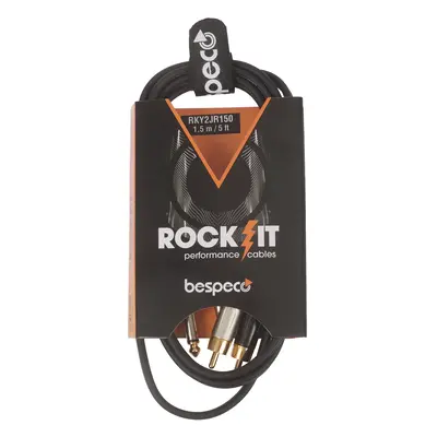 Bespeco ROCKIT Interlink Cable 2x RCA - 2x Jack Mono 1,5 m