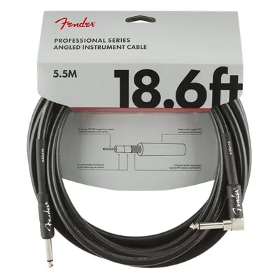 Fender Professional Series 18.6' Instrument Cable Angled