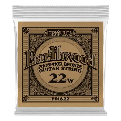 Ernie Ball 1829 Earthwood Phosphor Bronze Single .022