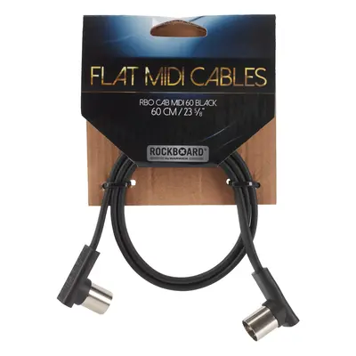 Rockboard Flat MIDI Cable Black 60 cm