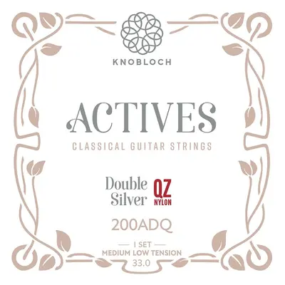 Knobloch ACTIVES Double Silver QZ Nylon Medium-Low Tension 33.0 (kicso