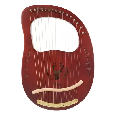 Cega Lyre Harp 16 Strings Coffee