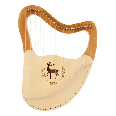 Byla Lyre Harp 27 Strings Natural