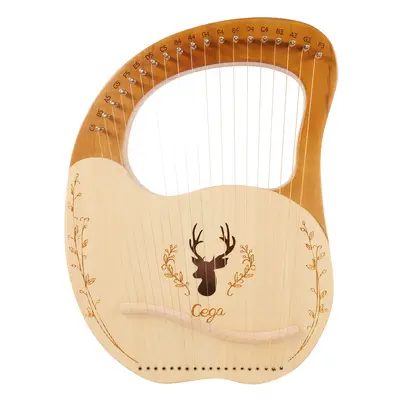 Cega Lyre Harp 19 Strings White