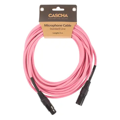 Cascha Standard Line Mic Cable Pink 9m