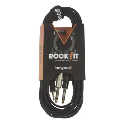 Bespeco ROCKIT Interlink Cable Jack 3,5 TRS - 2x Jack Mono 5 m