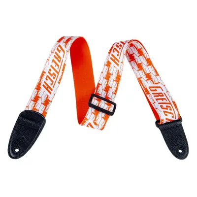 Gretsch Double Penguin Strap Orange/White