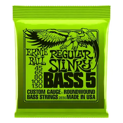 Ernie Ball 2836 Regular Slinky Nickel Wound 5-String Electric Bass 45