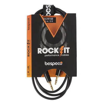 Bespeco ROCKIT Stereo Cable Jack 3,5 TRS - Jack 3,5 TRS 1,5 m