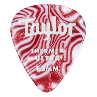 Taylor Premium Darktone Thermex Ultra Picks 351 Ruby Swirl 1.5