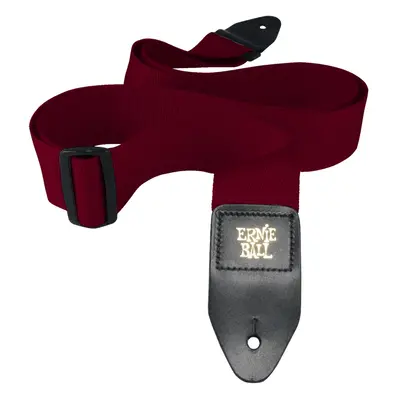 Ernie Ball Polypro Strap Burgundy