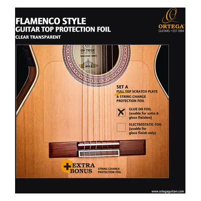 Ortega OPG-FLAM1 Flamenco Glued Full Top Pickguard