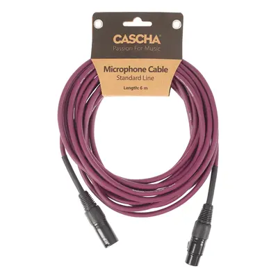 Cascha Standard Line Mic Cable Purple 6m