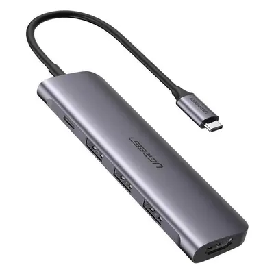 Ugreen 70495 Port Extender USB-C/HDMI+3*USB 3.0 A+PD