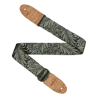 Cascha CGS-VC8 Guitar Strap Vegan Cork - Olive Jungle