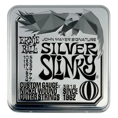 Ernie Ball John Mayer Silver Slinky 3-pack Tin